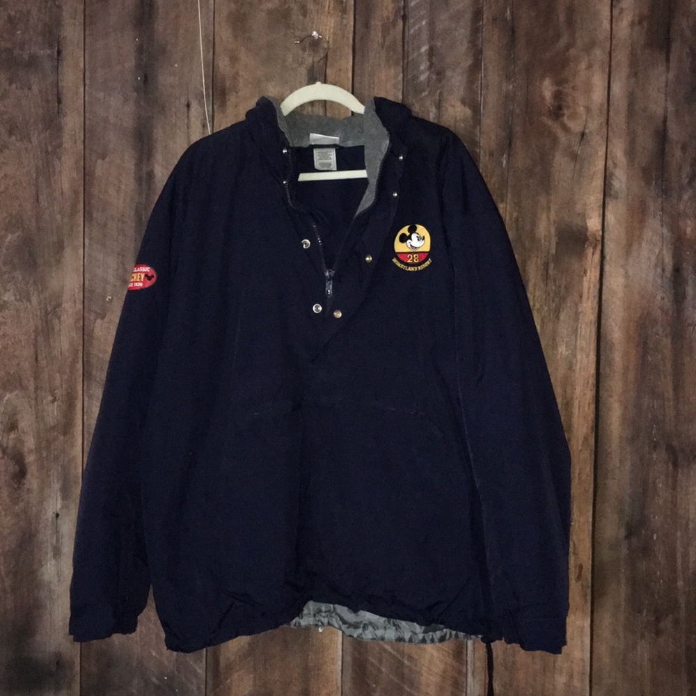 Mickey Mouse Disneyland. Fleece pull over jacket
